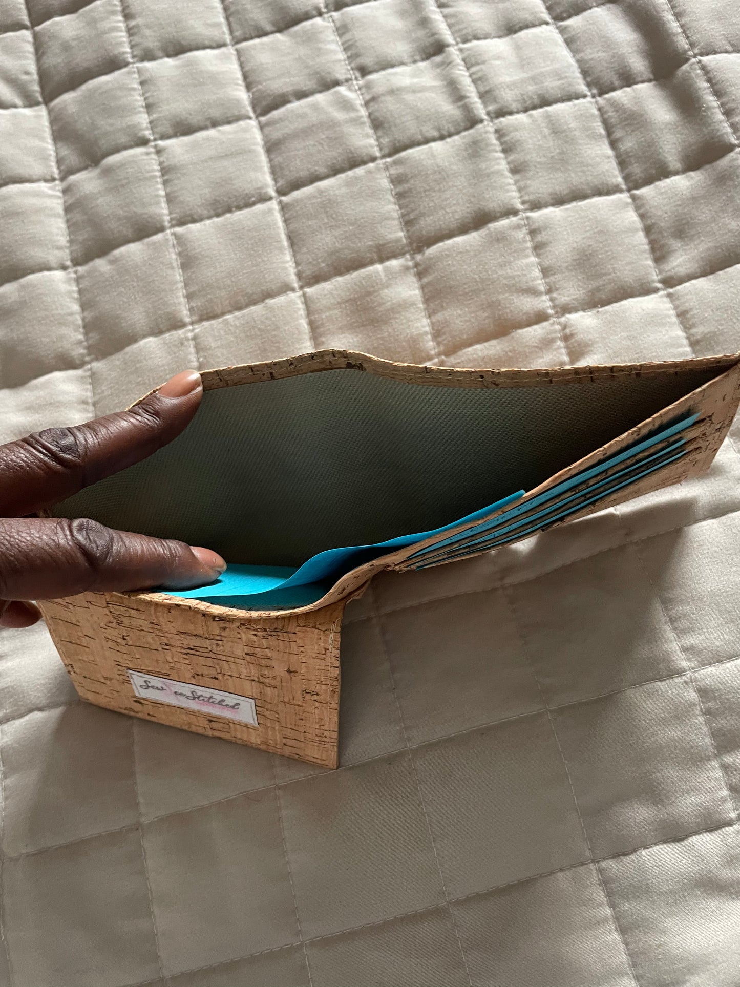 Bi-Fold Wallet - made of cork fabric