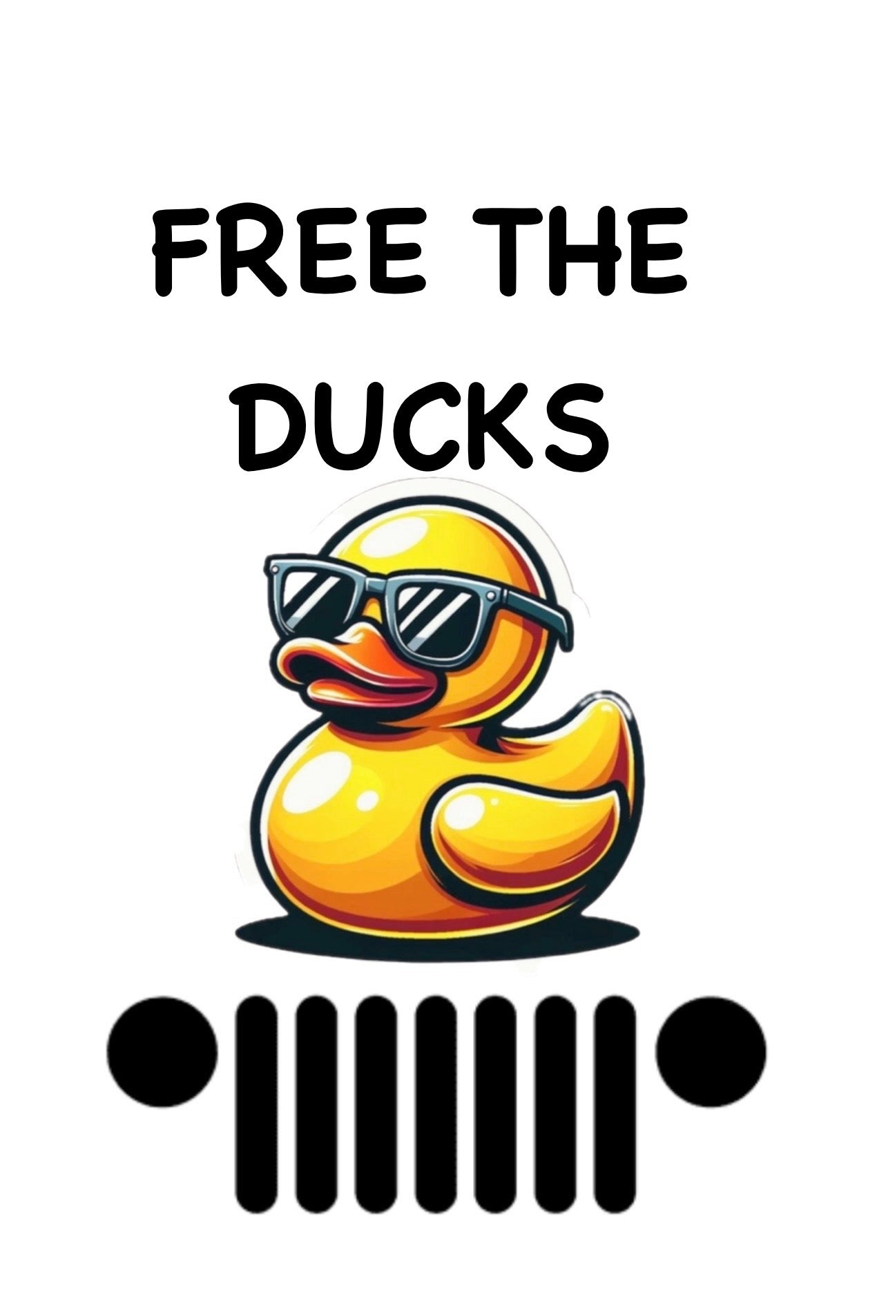 Free the Ducks tee shirt design
