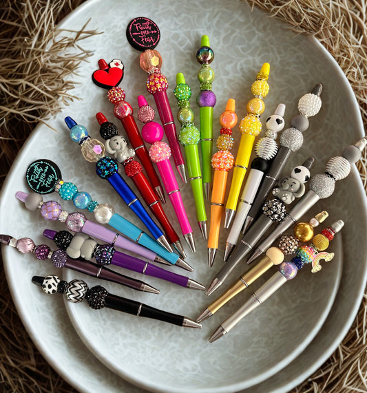 Beaded Refillable Pen